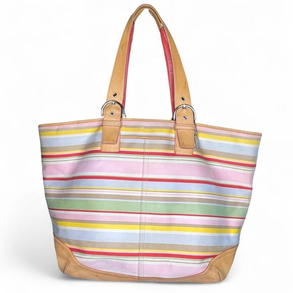 HTF Vintage Coach xl weekender soho hamptons tote bag - Picture 1 of 8